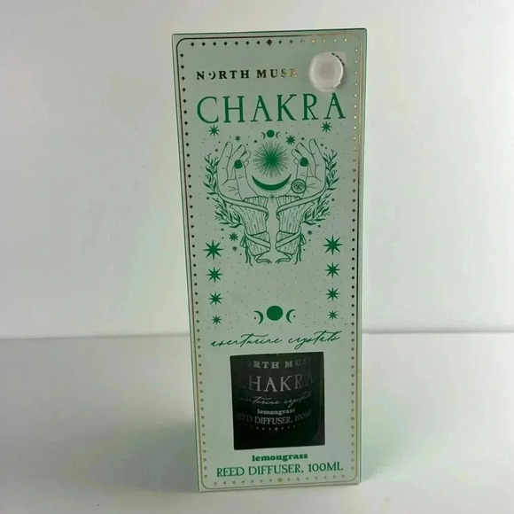 REED DIFFUSER LEMONGRASS NWBOX CHAKRA NORTH MUSE - Picture 1 of 3